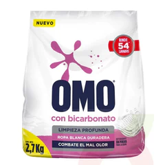 Detergente Omo con Bicarbonato en Polvo 2.7Kg 