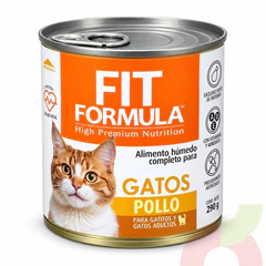 Alimento Húmedo Gato Sabor Pollo Fit Formula 290Gr