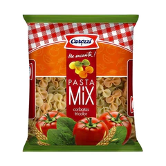 Pasta Corbatas Tricolor Carozzi 400Gr