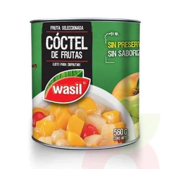 Cóctel de Frutas Wasil 560Gr
