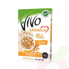 Granola Miel y Almendras Vivo 330Gr