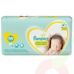 Pañales  Recién Nacido Pampers 36 Unidades