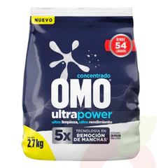 Detergente en Polvo Ultra Power Omo 2.7Kg