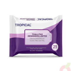 Toallitas Desmaquillantes Tropical 25 Unidades
