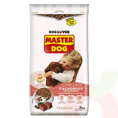 Alimento Perro Cachorro Carne y Leche Premium Master Dog 3Kg