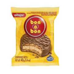 Alfajor Bono Bon De Leche Arcor 40Gr