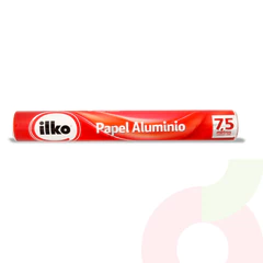 Rollo Papel Aluminio Ilko 7.5Mt
