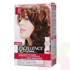 Tintura Pelo Excellence Creme 6.7 Pro-Keratina Chocolate Puro L´oréal