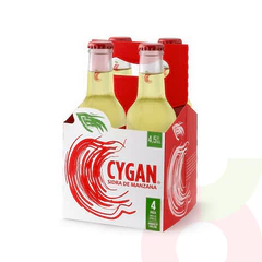 Sidra De Manzana Cygan 4 Unidades 275cc