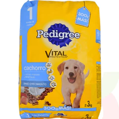 Alimento Perro Cachorro Etapa 1 Carne y Leche Pedigree 3Kg