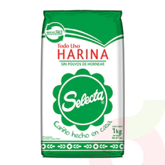 Harina Sin Polvos De Hornear Selecta 1Kg
