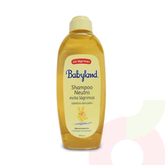 Shampoo Neutro Evita Lágrimas Babyland 410Ml