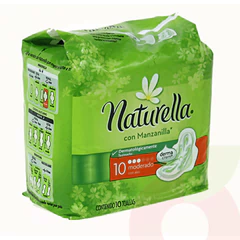 Toallitas Higiénicas DermaCrem Moderado Manzanilla Naturella 10 Unidades