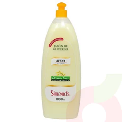 Jabón Glicerina Hipoalergénico Avena Simonds 1Lt