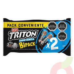 Galletas Triton Bipack Vainilla McKay 190Gr