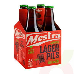 Cerveza Lager Pils Mestra 330Cc*4U