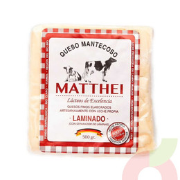 Queso Mantecoso Laminado Matthei 500Gr