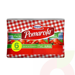 Salsa Pomarola Italiana Carozzi 200Gr 6 Unidades