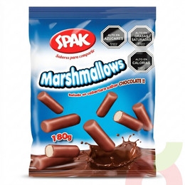 Marshmallow Bañados Chocolate Spak 180Gr