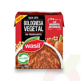 Bolognesa Vegetal Wasil 340Gr