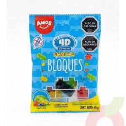 Gomitas Bloques Amos 40Gr