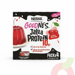 Jaleas Guinda Protein GoodNes Nestle 110Gr 4 Unidades