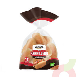 Pan Parrillero Castaño 330Gr 
