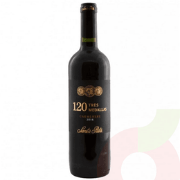 Vino Carmenere 120 Tres Medallas 700Cc
