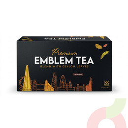 Té Negro Ceylon Blend Premium Emblem Tea 180Gr 100 Unidades
