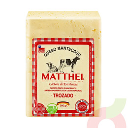 Queso Mantecoso Trozado Matthei 500Gr