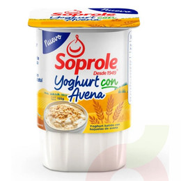 Yoghurt con trozos de Avena Soprole 155Gr
