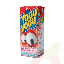 Bebida Láctea Sabor Frutilla Yogu Yogu 200Cc