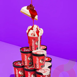 Helado Cheesecake de Frambuesa Not IceCream 298Gr