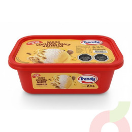 Helado Lúcuma Nuez Vainilla Trendy 2.5Lt 