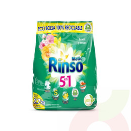 Detergente Lirios 5 en 1 Rinso 2.7kg