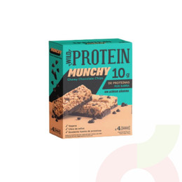 Barras de Cereal Munchy Chips Wild Protein 4 Unidades