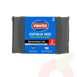 Esponja Inoxidable Virutex 2 Unidades