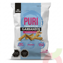 Crunchys de Garbanzos Pasta de Maní Puri 25Gr