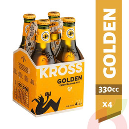 Cerveza Pale Ale Gold Kross 330Cc 4 Unidades