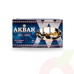 Té Earl English Akbar 20 Unidades 40Gr 