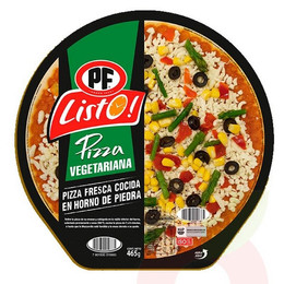 Pizza Vegetariana Listo PF 465Gr