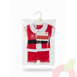 Body Disfraz Viejito Pascuero Bambino 0 a 3 meses