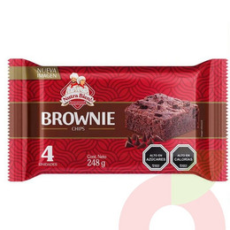 Brownie Chips Nutra Bien 248Gr 4 Unidades