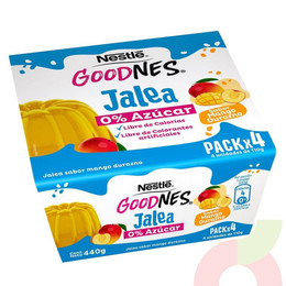 Jaleas Mango Durazno GoodNes Nestle 110Gr 4 Unidades