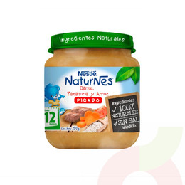 Picado de Carne, Zanahoria y Arroz Nestlé 250gr
