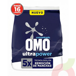 Detergente Polvo Ultrapower Omo 800Gr