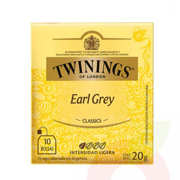 Té Earl Grey Twinings 10 Unidades 20Gr                     
