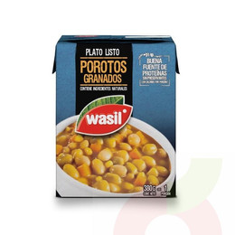Porotos Granados Tetra Pack Wasil 380Gr