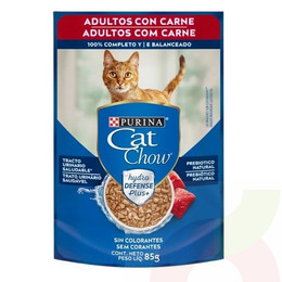 Sobre sabor Carne Purina Cat Chow 85Gr Adulto