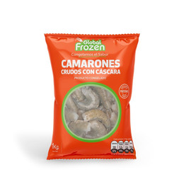 Congelado Camarón Global Frozen 1Kg 21/25 Crudo